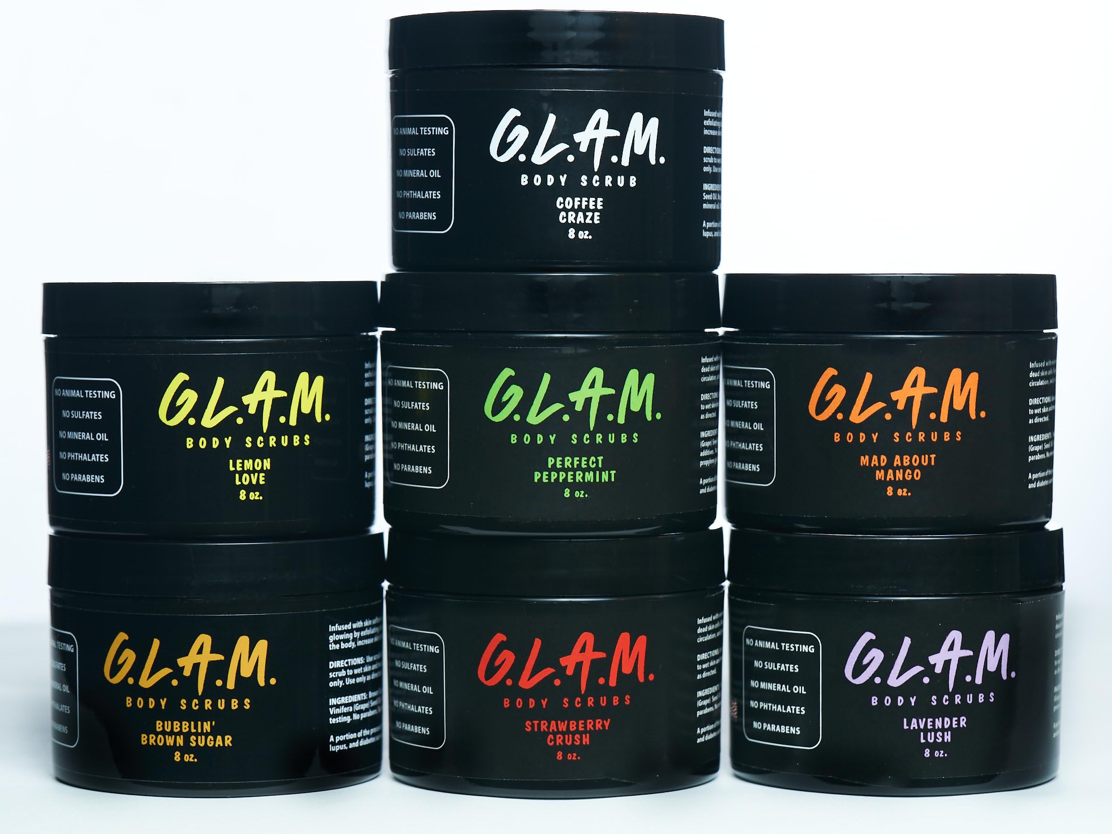 G.L.A.M. Bubblin Brown Sugar ready for pre‑shave use