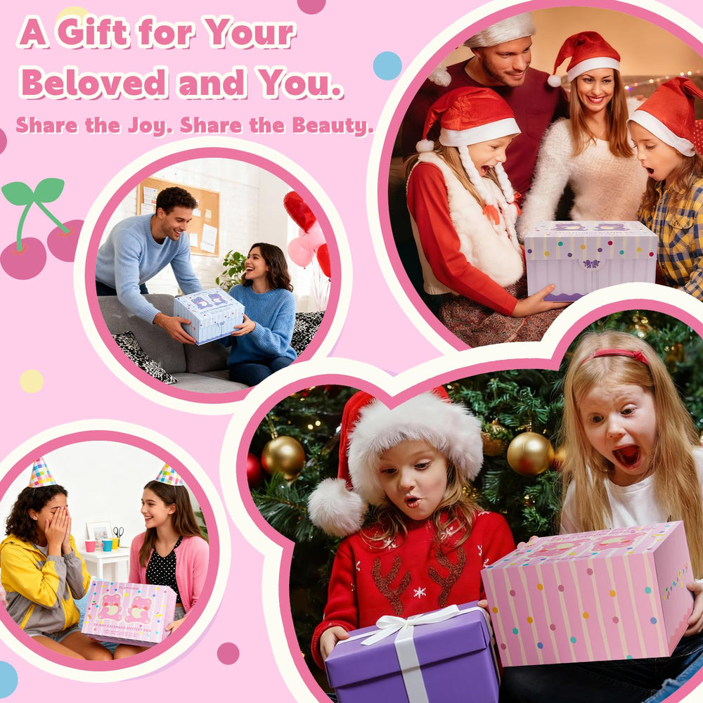 Glam Code Advent Calendar built-in mirror storage for organization