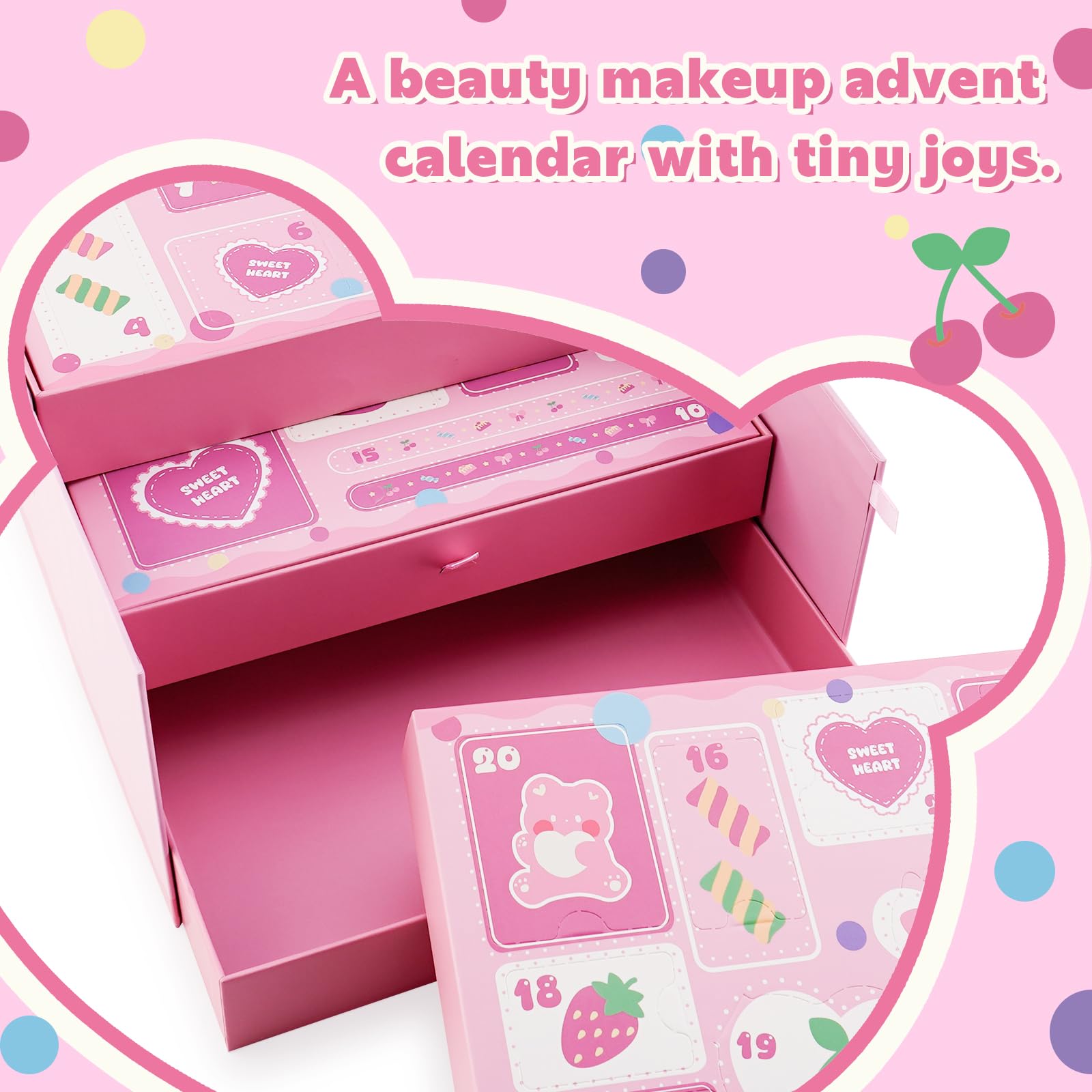 Glam Code Advent Calendar mini trinkets add delightful surprises
