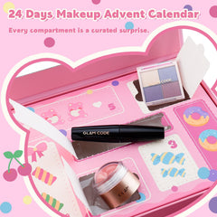 Glam Code Advent Calendar velvet hair scrunchies for playful styles