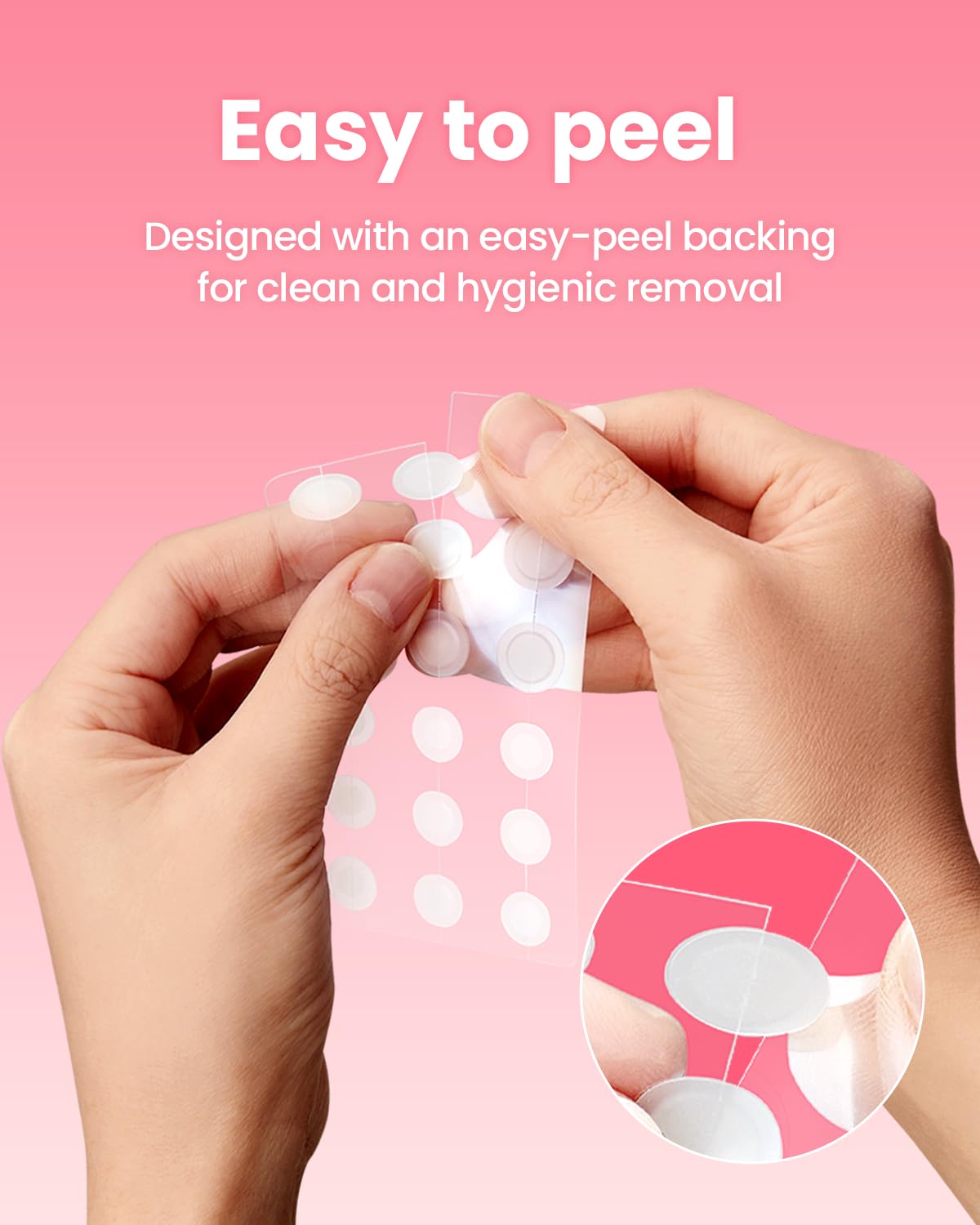 GLAM UP patches in two sizes for versatile blemish coverage