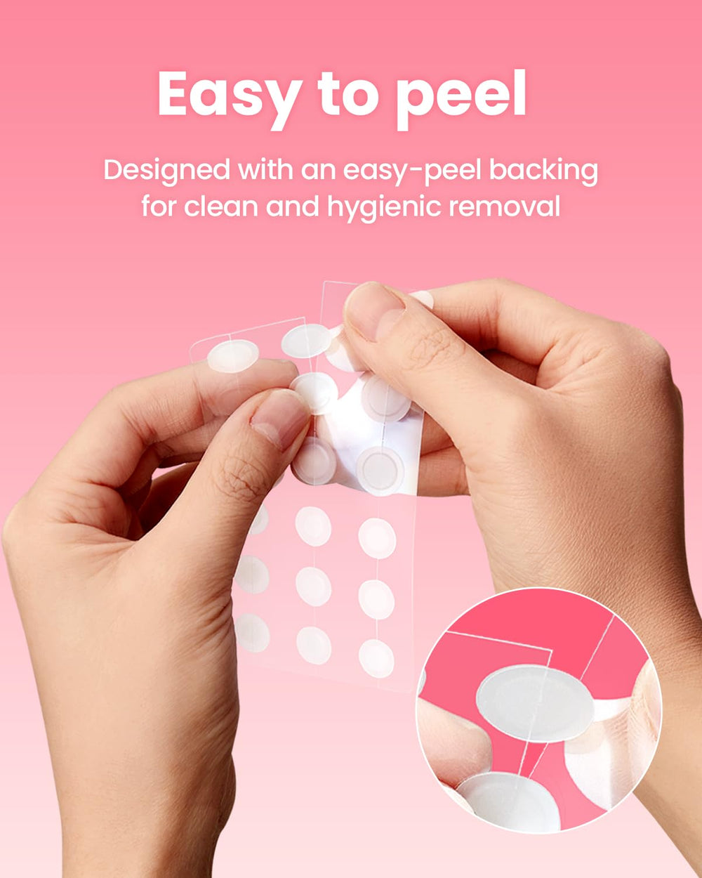 GLAM UP patches in two sizes for versatile blemish coverage