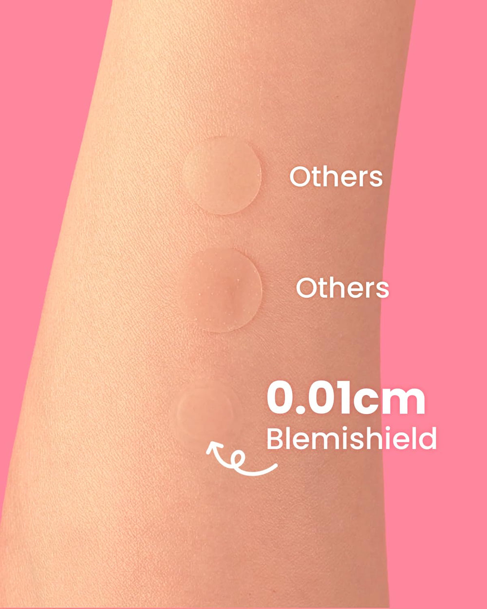 GLAM UP patch stays on during daytime activities