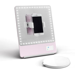 GLAMCOR Riki Skinny LED panel delivers bright, even light for precise makeup tasks.