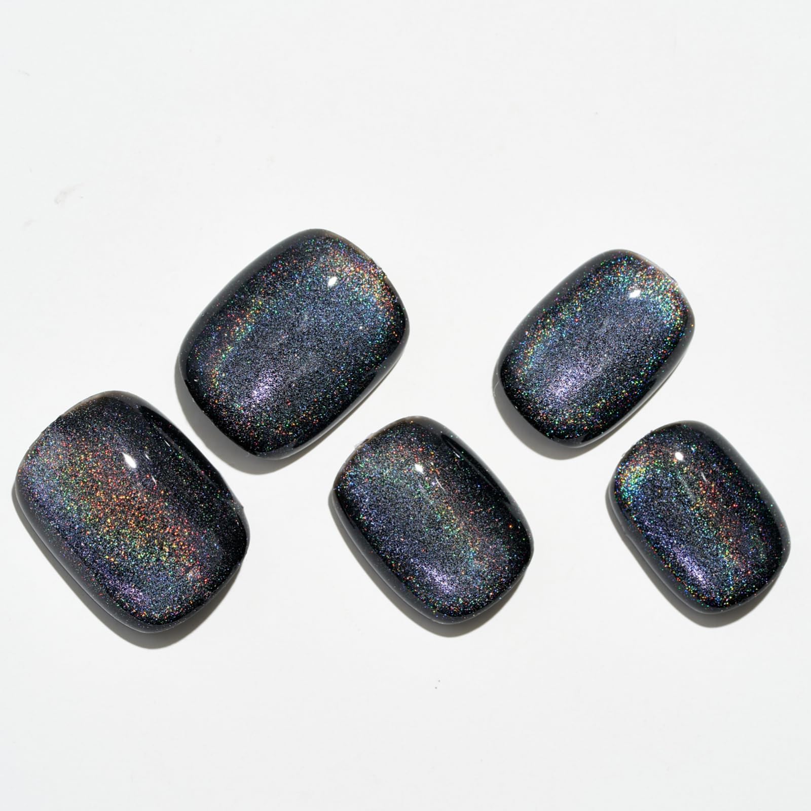 Glamermaid Aurora Cat Eyes nails offer luminous flair for special occasions