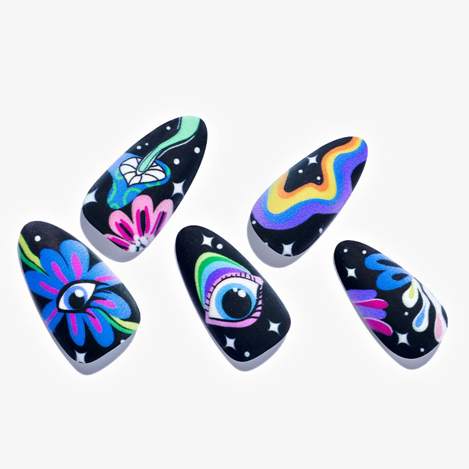 GLAMERMAID gothic cartoon nails showcase playful art for bold daily looks