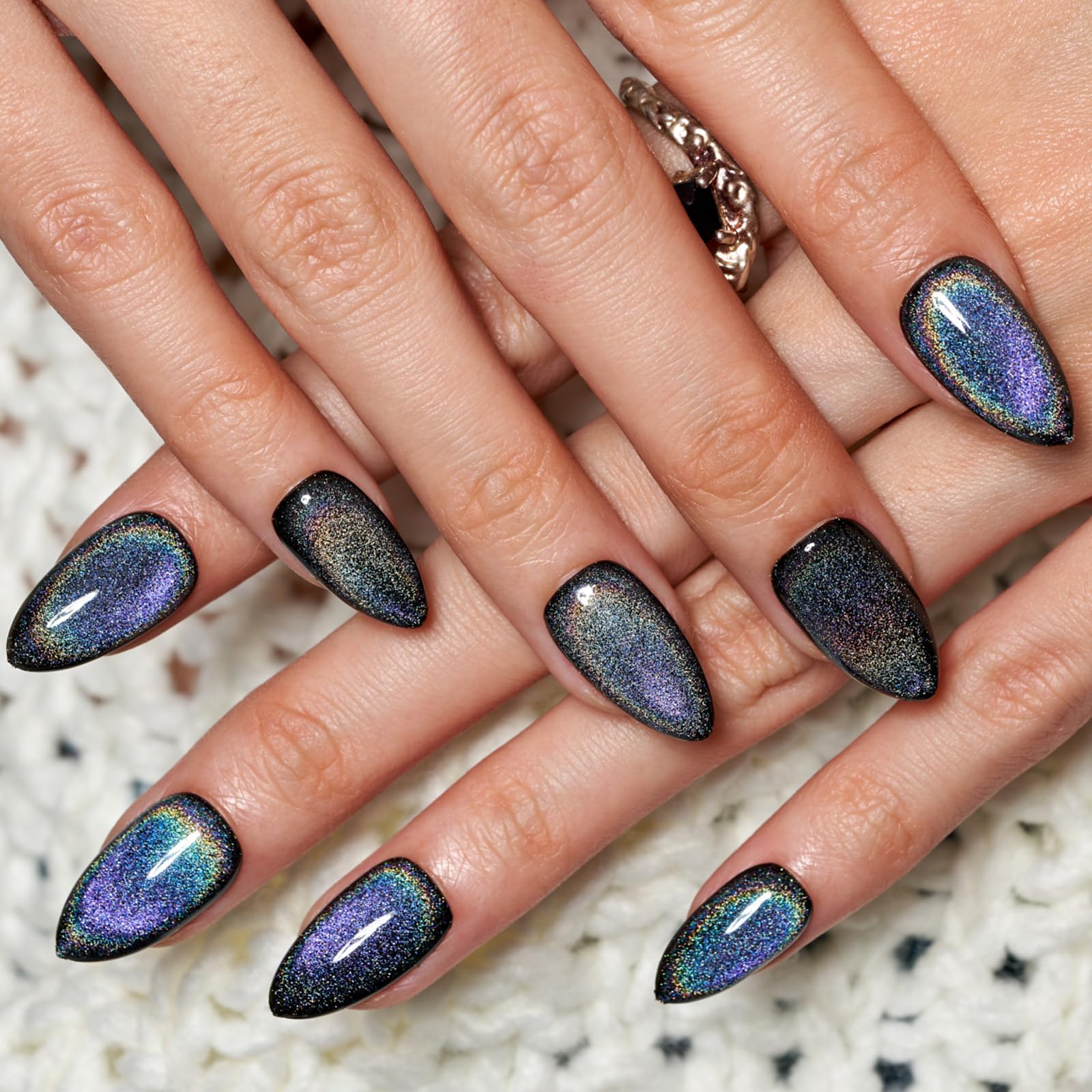 Glamermaid Handcrafted nails showcase salon texture from handmade gel top coat
