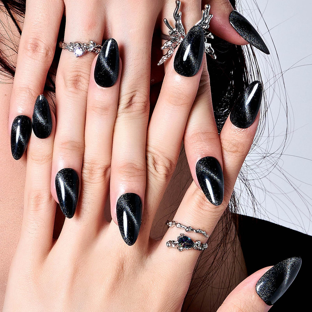 GLAMERMAID nail shapes including oval and stiletto