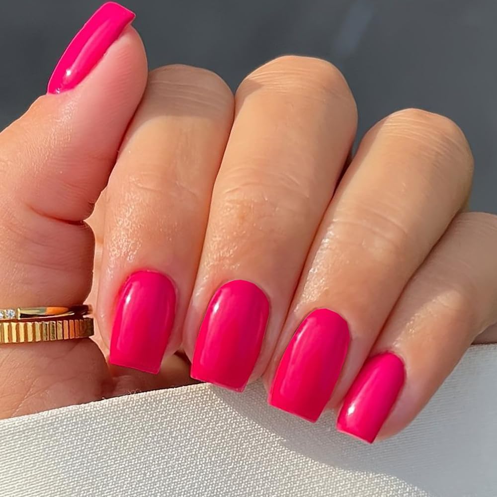 GLAMERMAID short, medium-square nails designed for everyday wear.