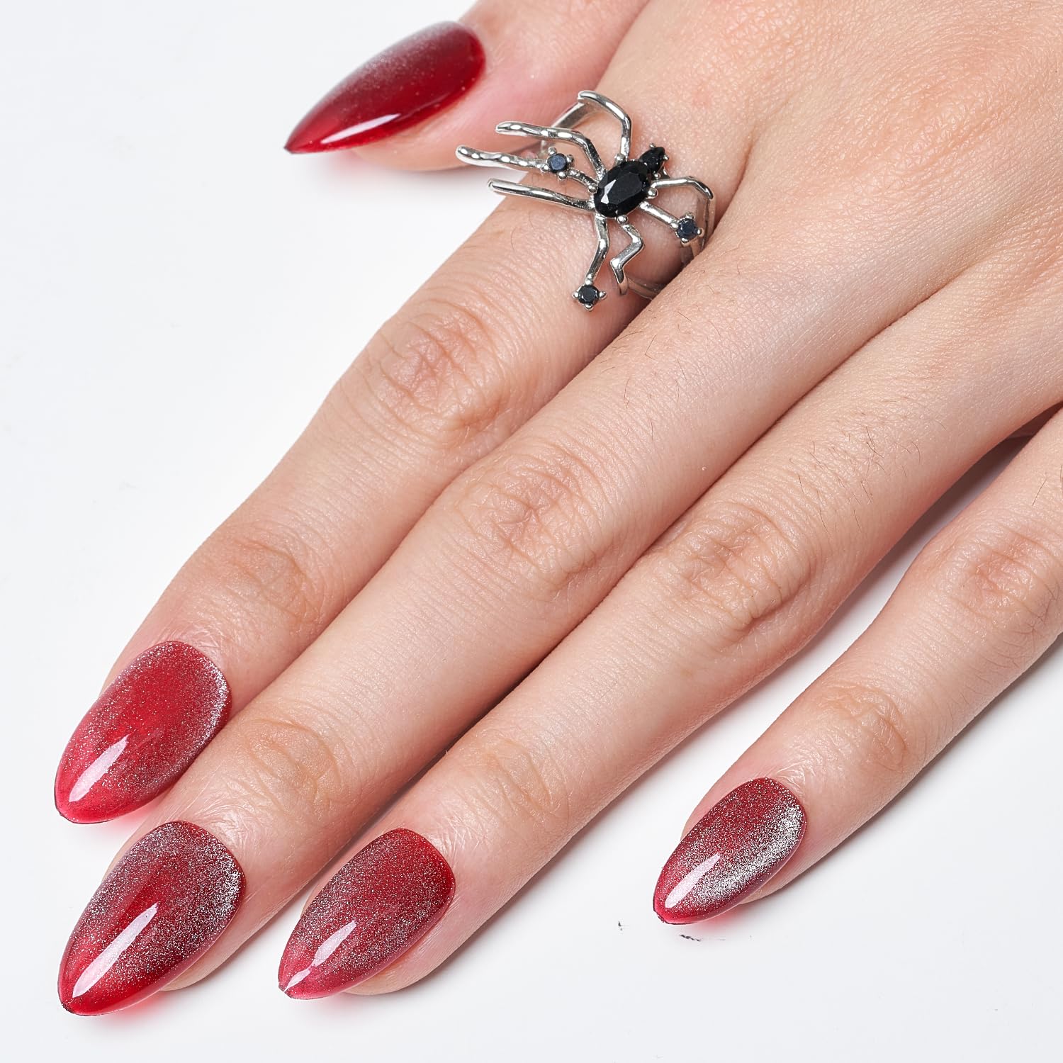 GLAMERMAID stiletto nails provide a dramatic silhouette with a comfortable fit.