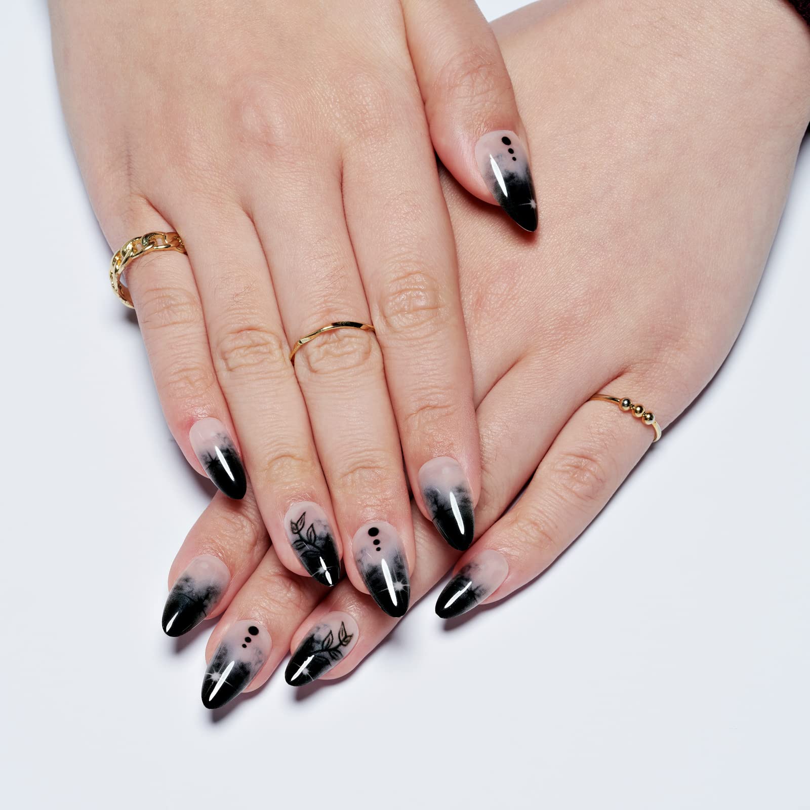 GlamerMaid UV glue-on nails for secure, easy at-home application.