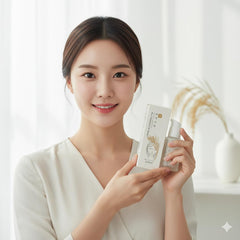 Glamfox Rice Niacinamide Serum dropper enables precise application and quick absorption.