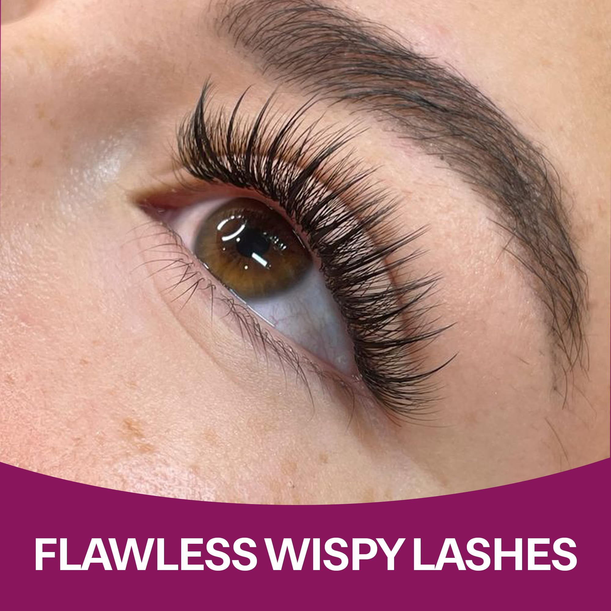 GlamGaze 500 professional lash artistry boost with premium wispy premade fans