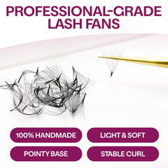 Glamgaze premium base provides precise bonding for seamless lash extensions