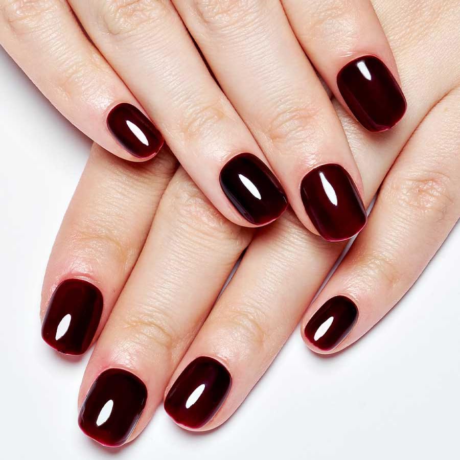 GLAMERMAID glossy finish nails with no lamp or drying time