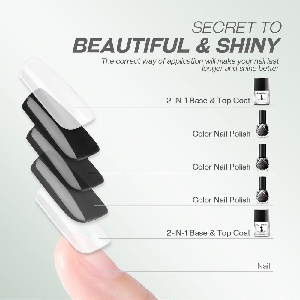 Non-toxic formula designed for healthy nail care