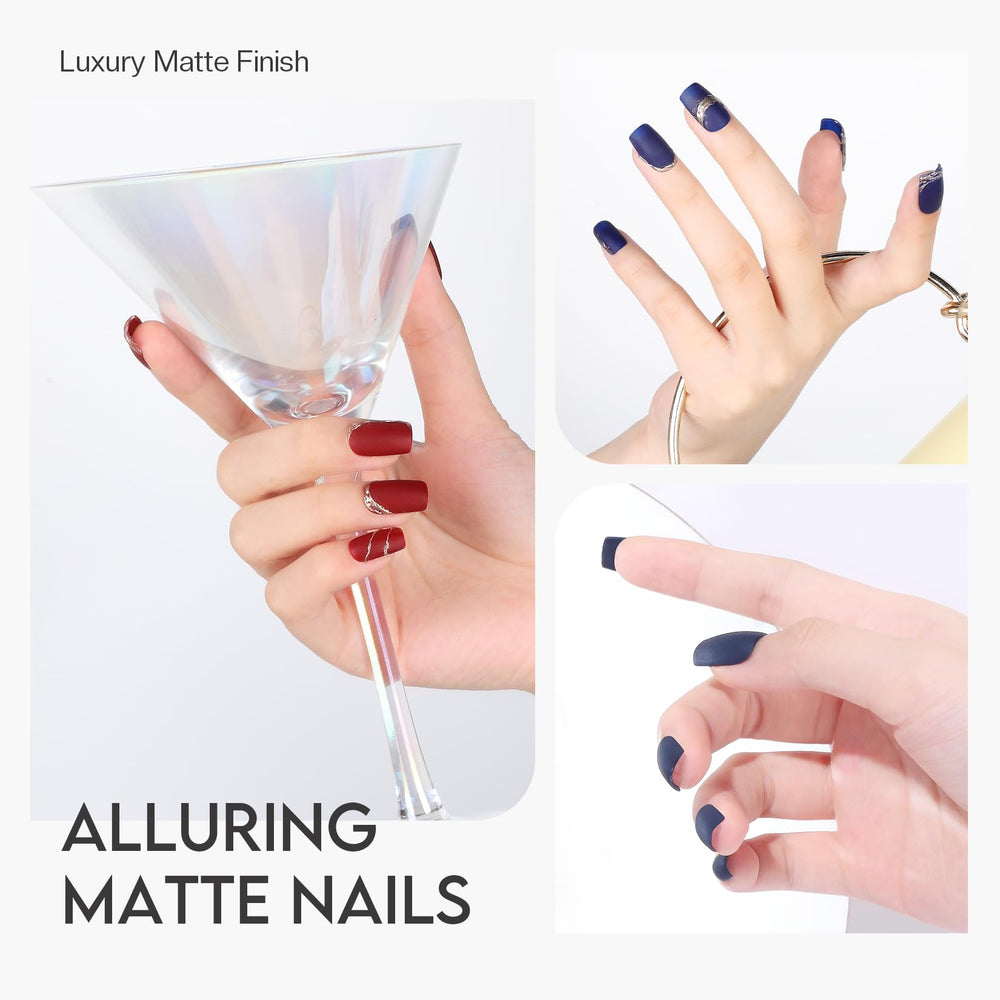 Glamonade Matte Top Coat eco-friendly formula supports healthy nails.