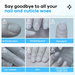 Glamonade applying cream to cuticles promotes healthier, hydrated edges.