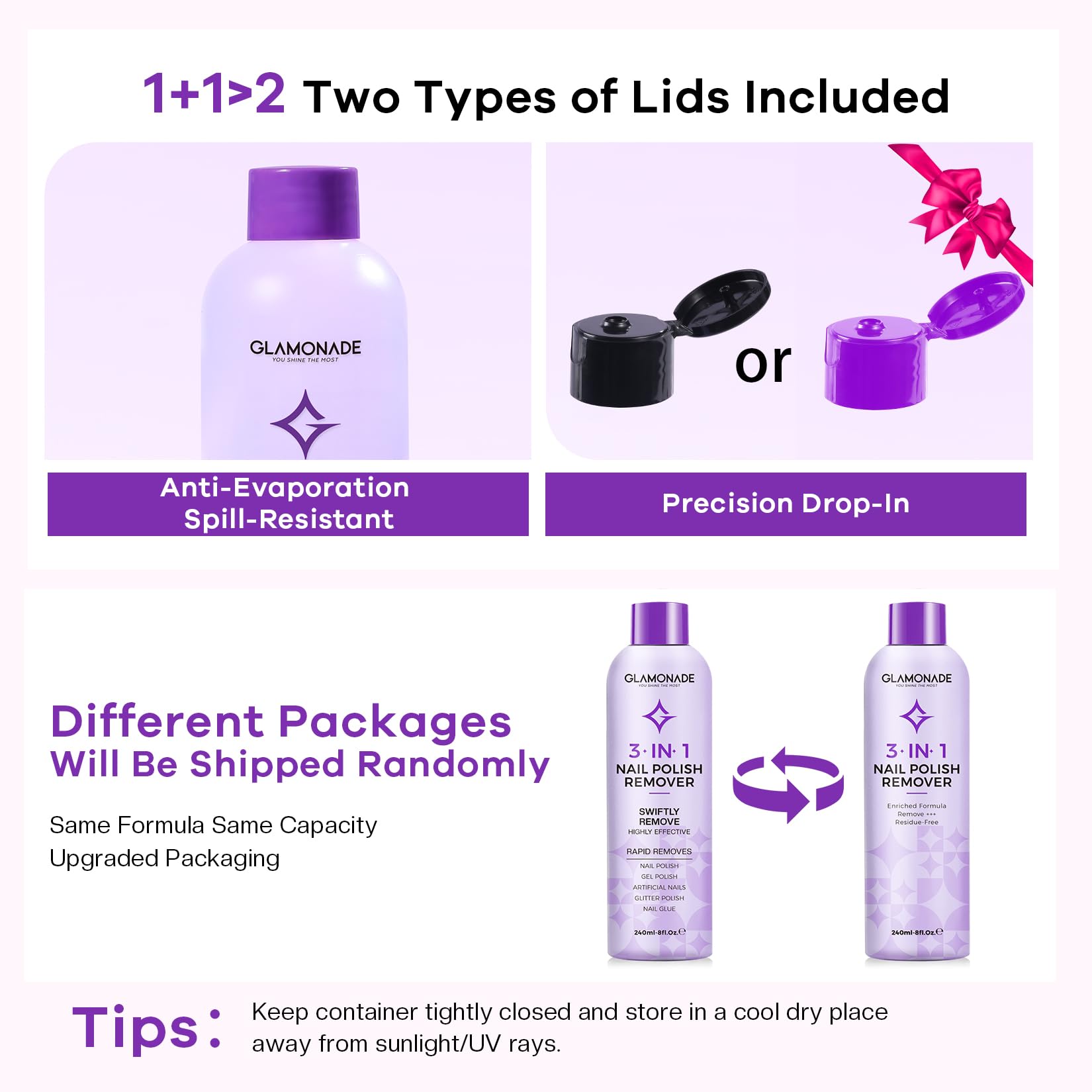 Glamonade travel-friendly bottle makes nail repairs on the go easier
