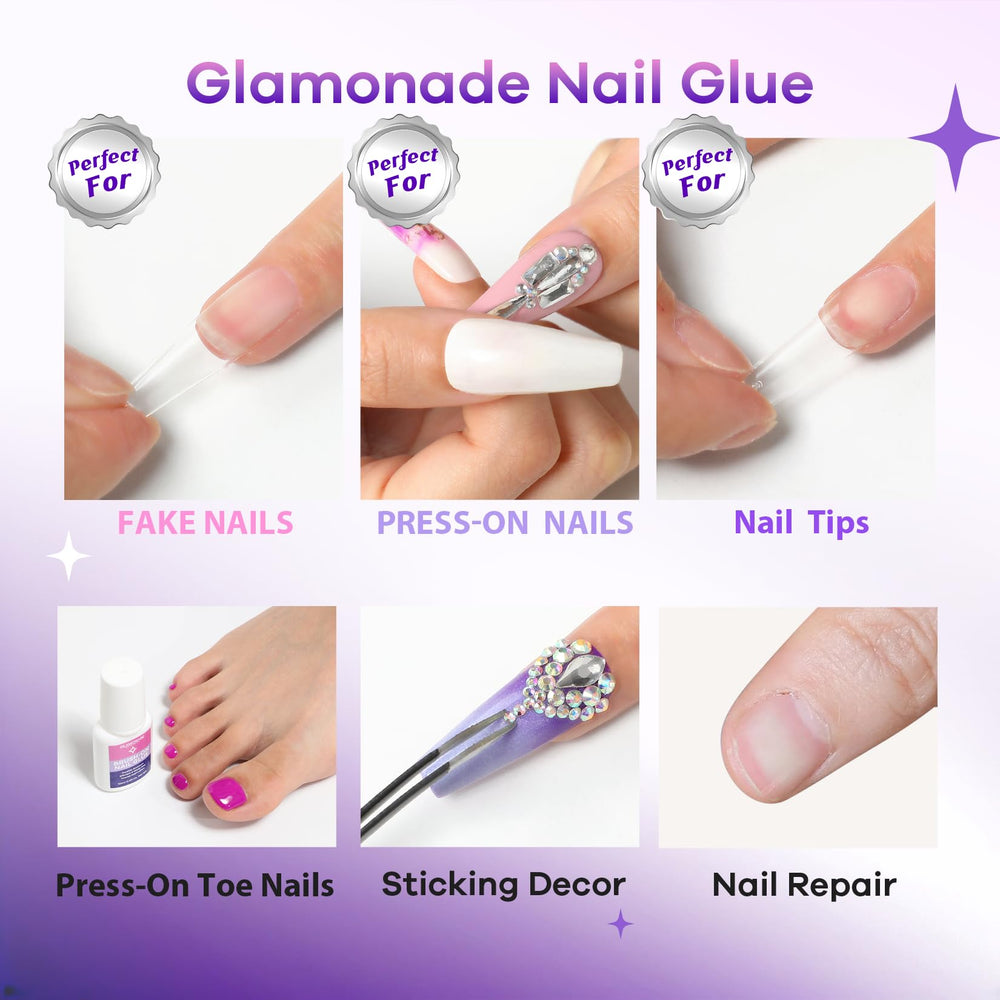 Glamonade travel-ready packaging for on-the-go nail touch-ups.