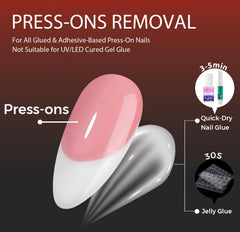 Glamonade Pinpoint Nail Glue Remover compact-40ml-tube fits in your bag for on-the-go swaps.