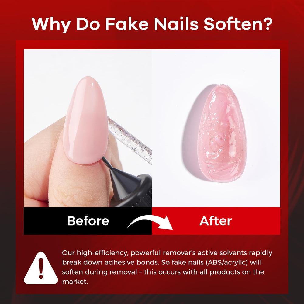 Glamonade Pinpoint Nail Glue Remover is portable and quick for on-the-go nail style changes.