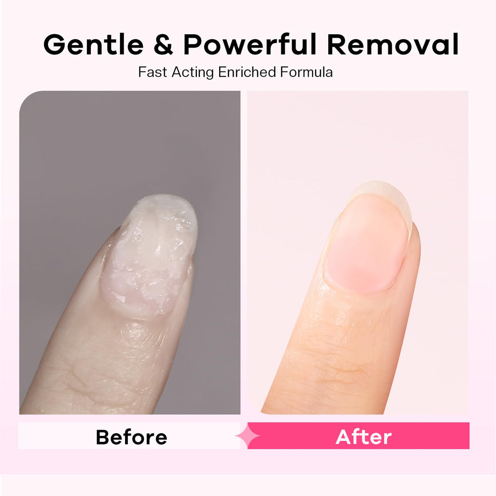 Glamonade quick removal concept illustrated by 15 minute timing