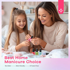 Glamonade safe, chemical-free polish with odorless appeal for comfortable wear.