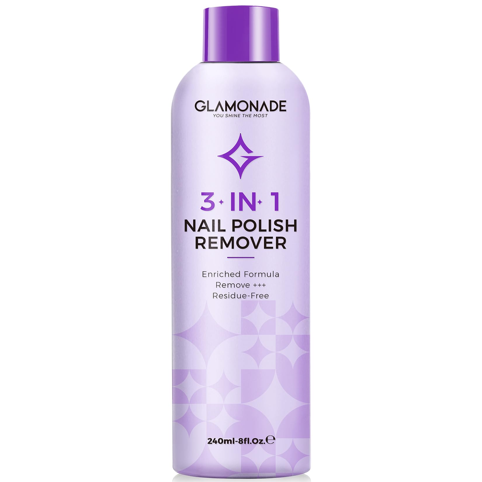 Glamonade bottle of Super Strong Brush-On Nail Glue for salon-grade hold