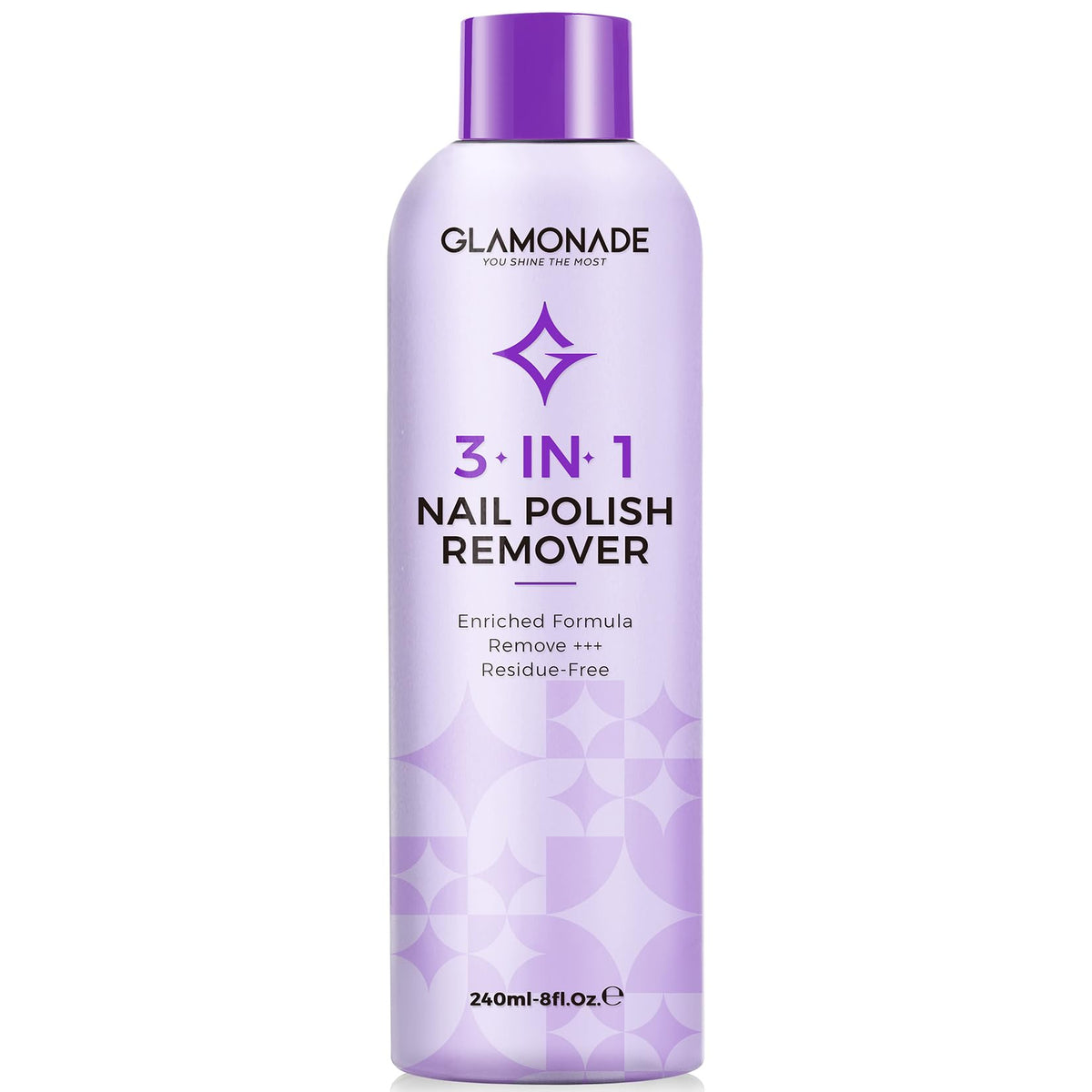 Glamonade bottle of Super Strong Brush-On Nail Glue for salon-grade hold