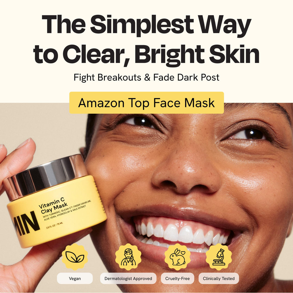 Gleamin 10-minute treatment session demonstrating quick at-home skincare.