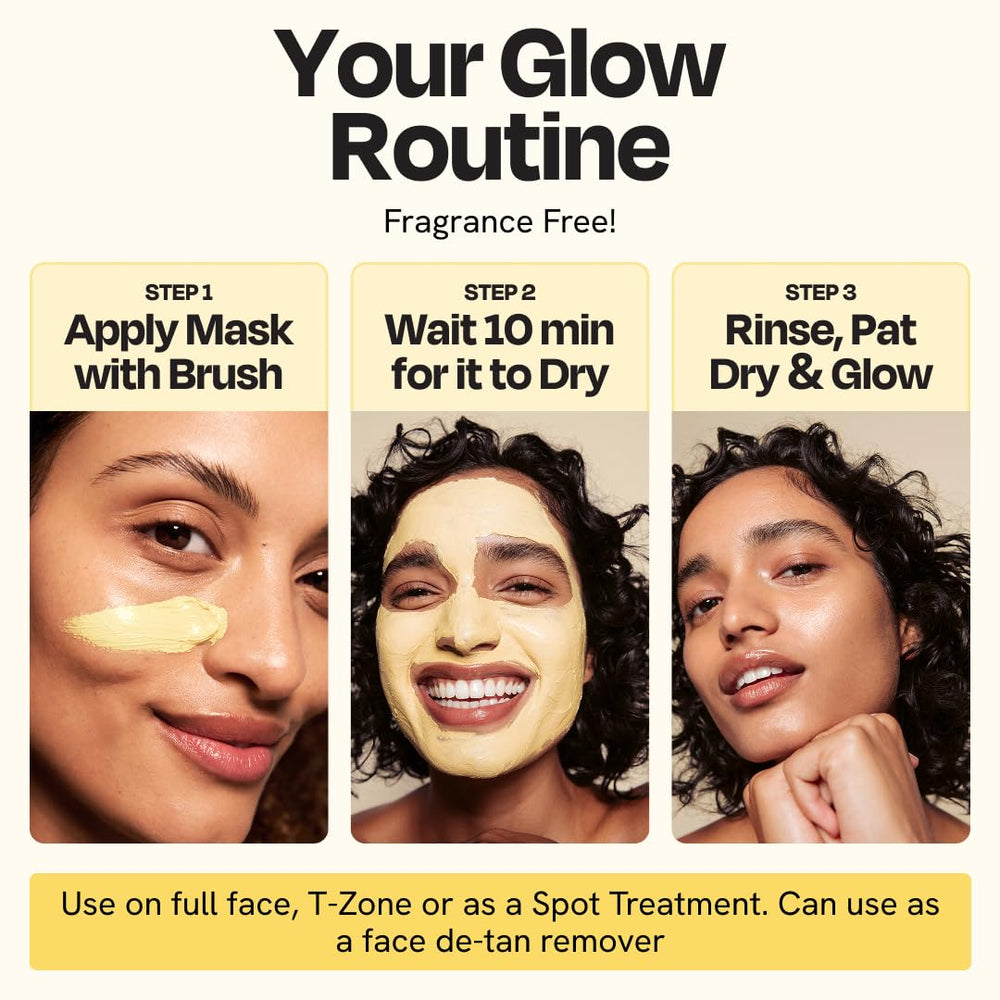 Gleamin Hydroclay and Kaolin blend draws out impurities for refreshed skin