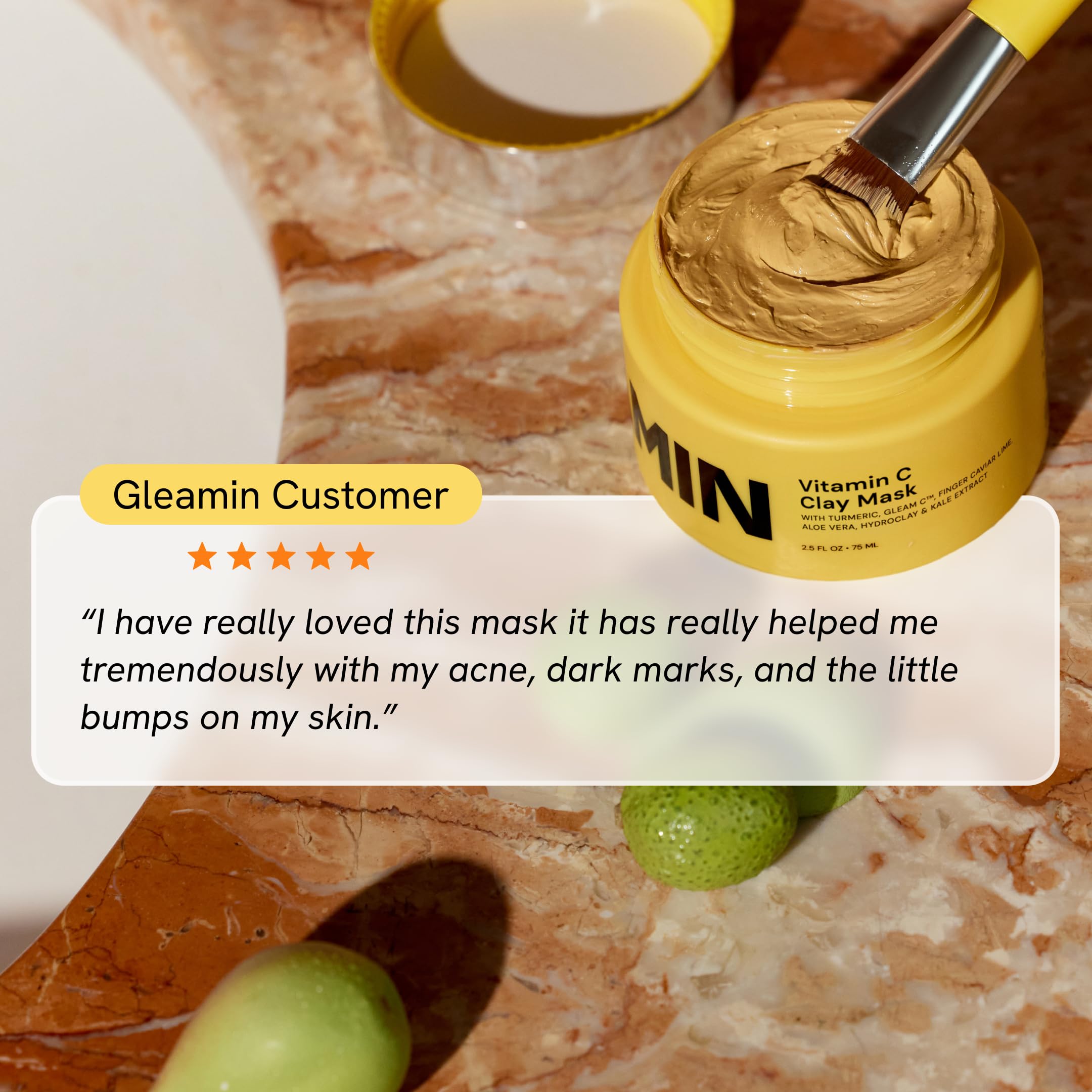 Gleamin jar supports up to 20 full-face uses for ongoing care.