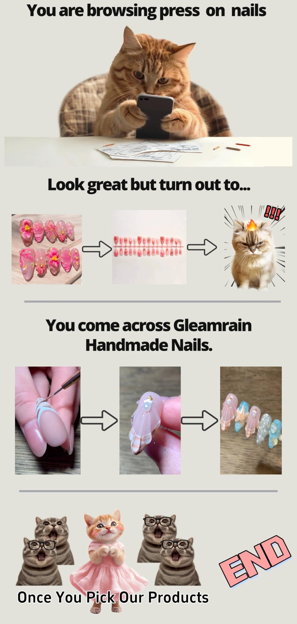 Gleamrain glitter-accent nails suitable for events and celebrations