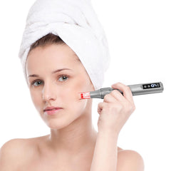 Glemme derma roller portable design, travel-ready for quick sessions anywhere.