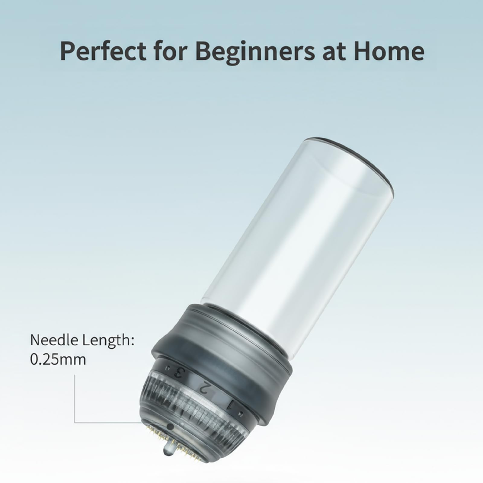 Glemme Micro Infusion adjustable serum output demonstrating customizable flow for different serums.
