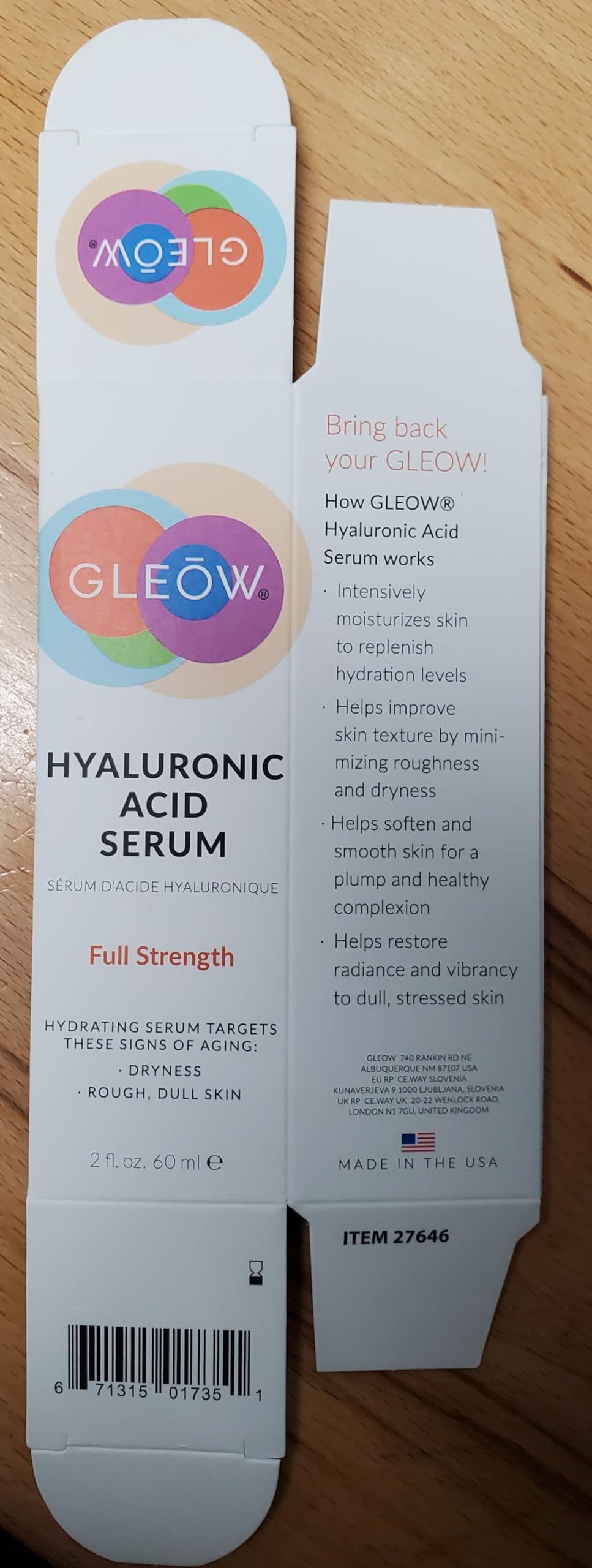 GLEOW serum delivers a soft finish that enhances natural glow