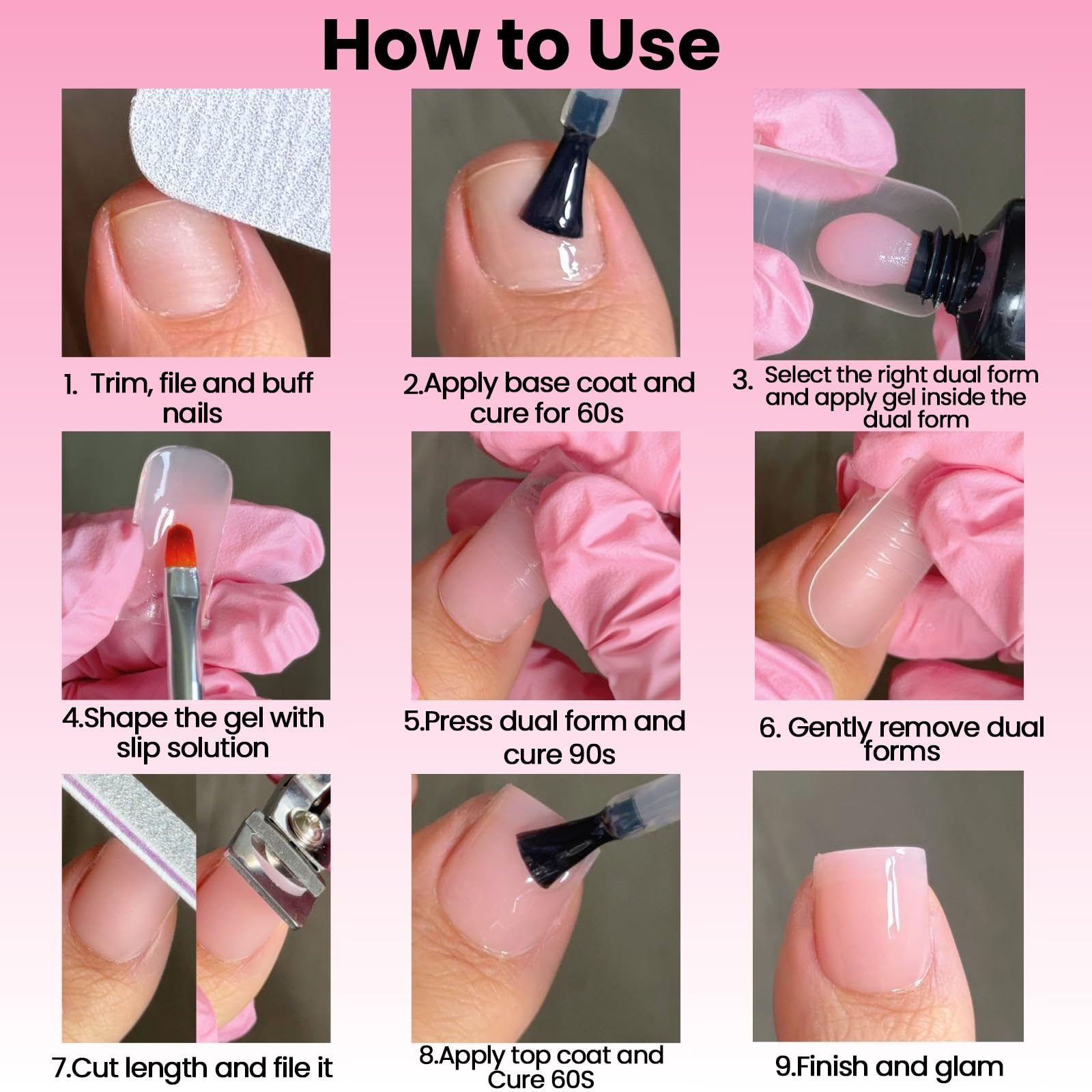 GlimightyX nail file and cuticle tool for shaping.