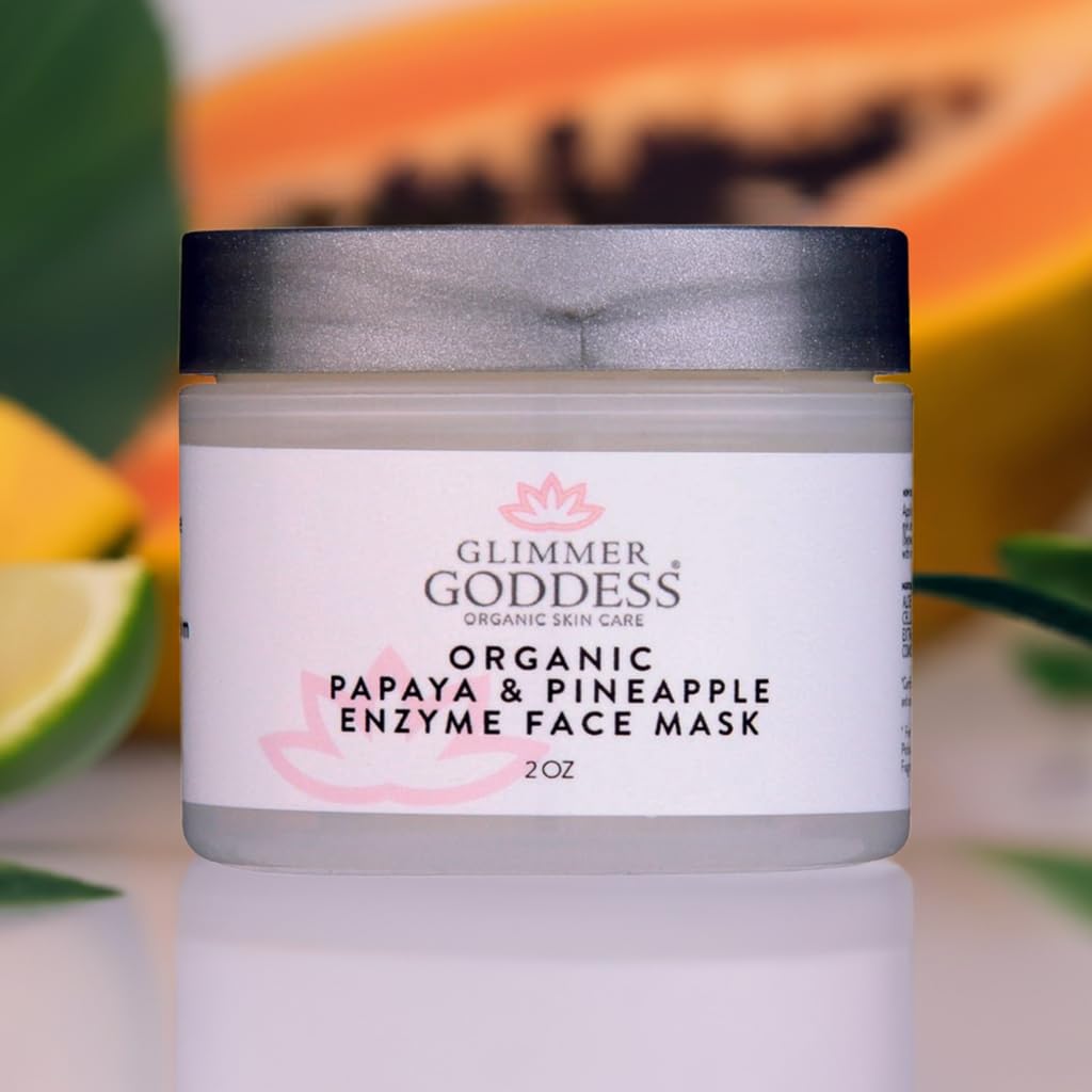 GLIMMER GODDESS 2oz packaging keeps your mask ready