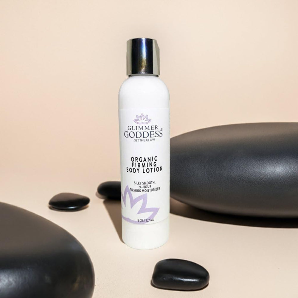 GLIMMER GODDESS cruelty-free organic label signals ethical skincare.