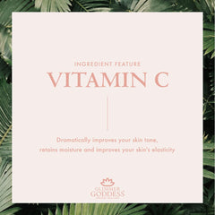 Glimmer Goddess Kakadu Plum ingredients closeup highlighting vitamin C rich formula.