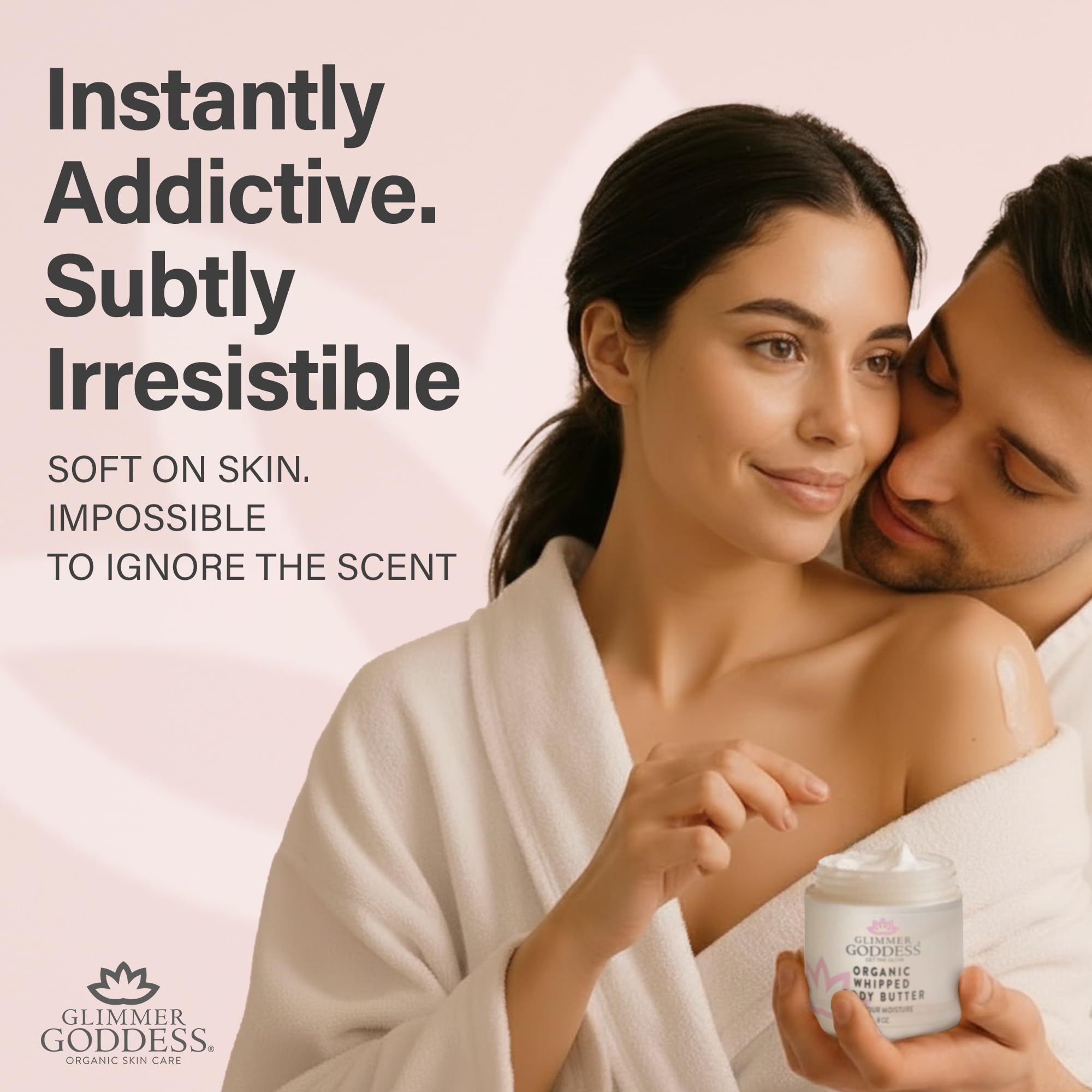 GLIMMER GODDESS moisturizing blend delivers non-greasy absorption