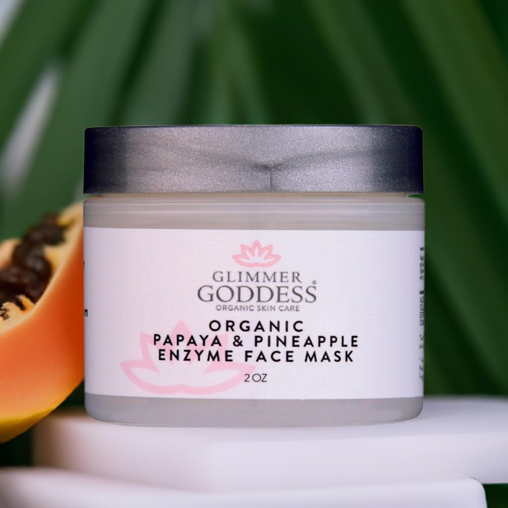 GLIMMER GODDESS pineapple extract exfoliation for brighter, clearer skin