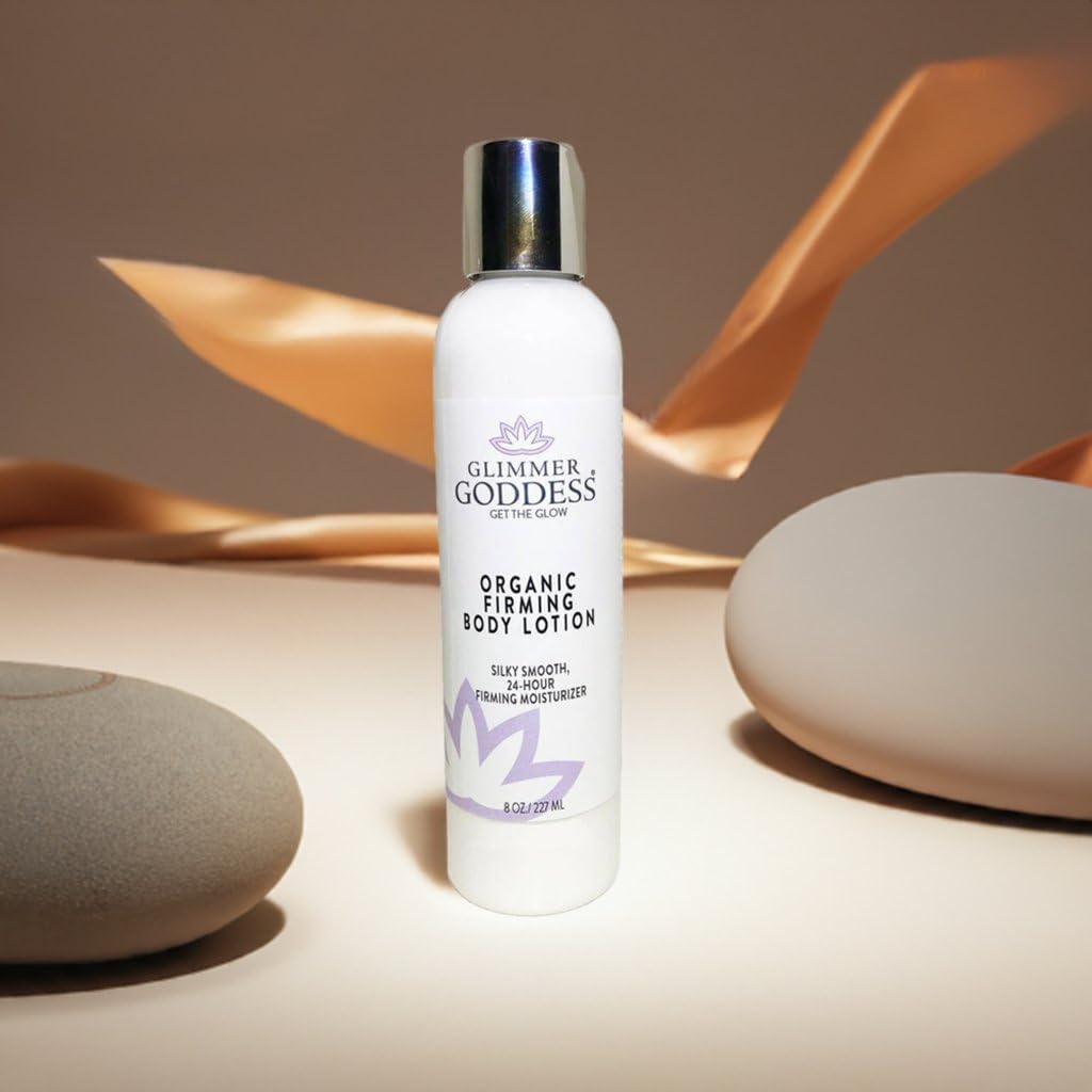 GLIMMER GODDESS shea and cocoa butter highlight rich, smoothing ingredients.