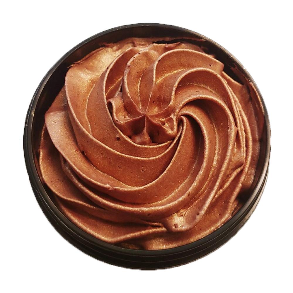 Glimmer Goddess shimmer butter texture close-up highlights whipped consistency.