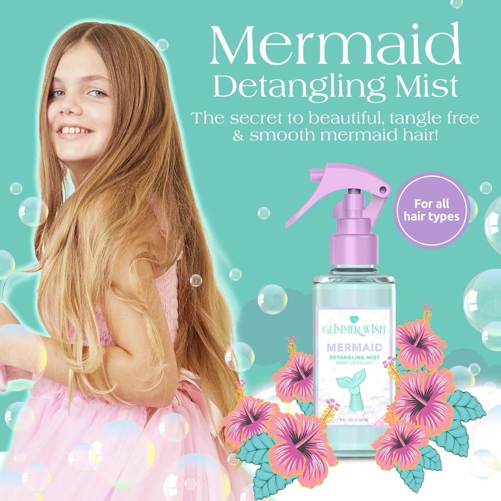 Glimmer Wish Mermaid Detangler spray nozzle close-up for easy mist