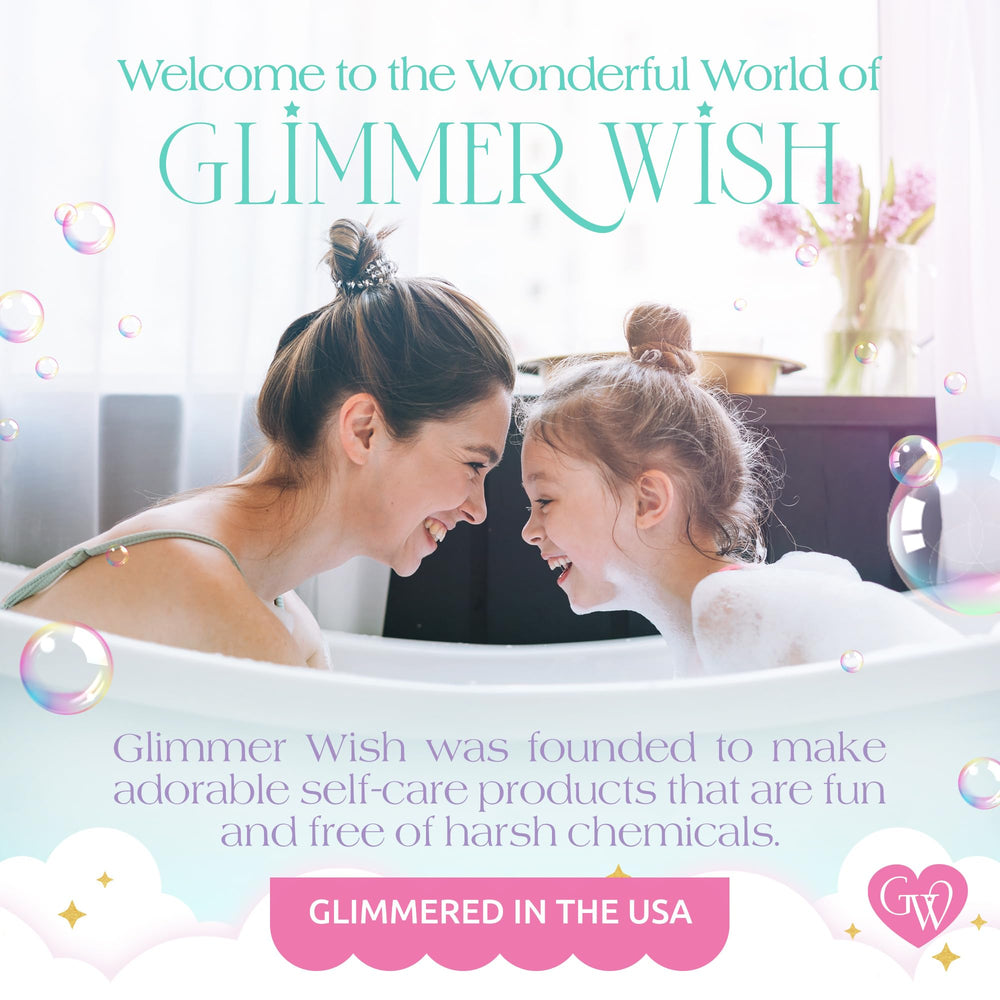 Glimmer Wish Mermaid Kids Body Wash island vibe scent for playful baths