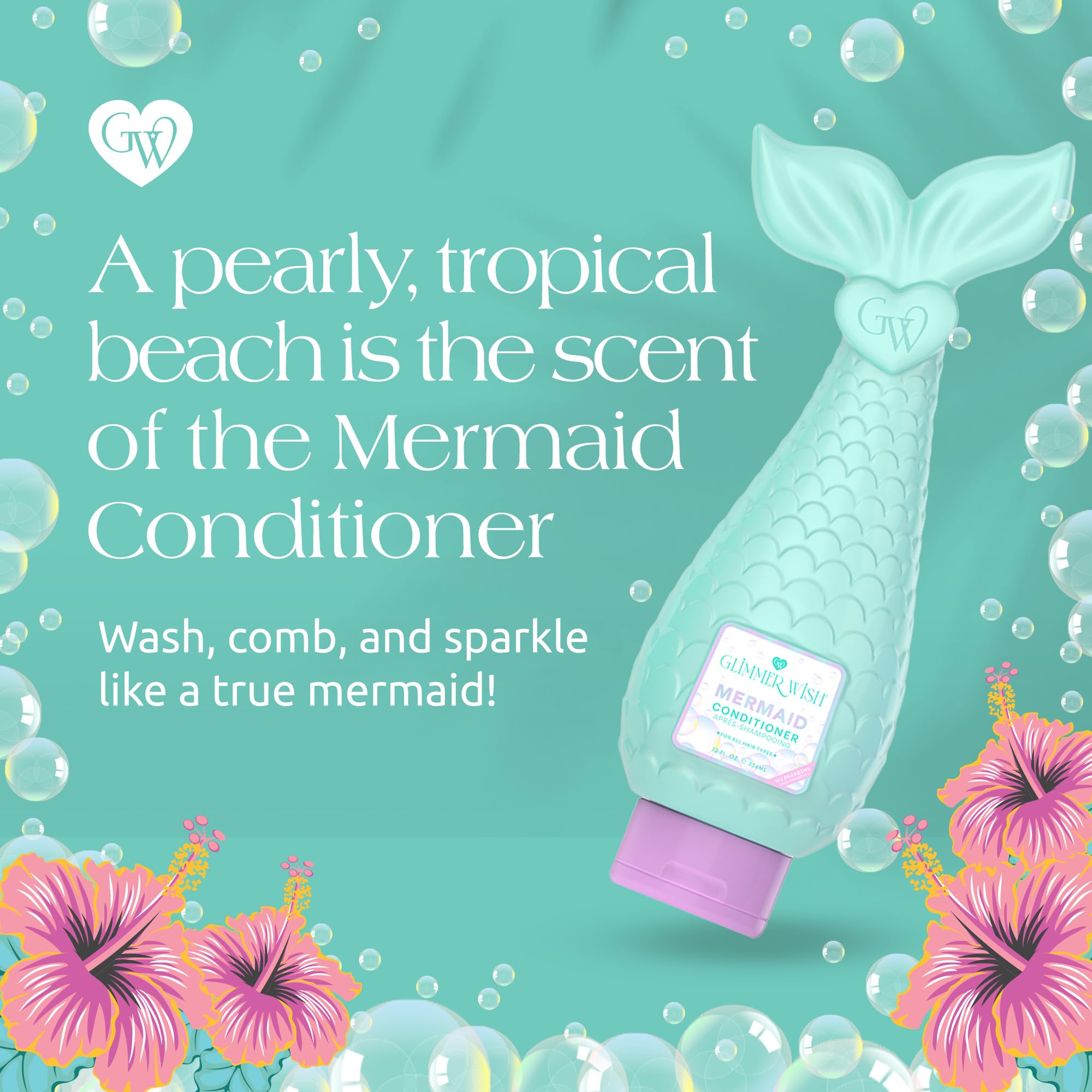 Creamy conditioner texture glides through hair for smooth detangling.