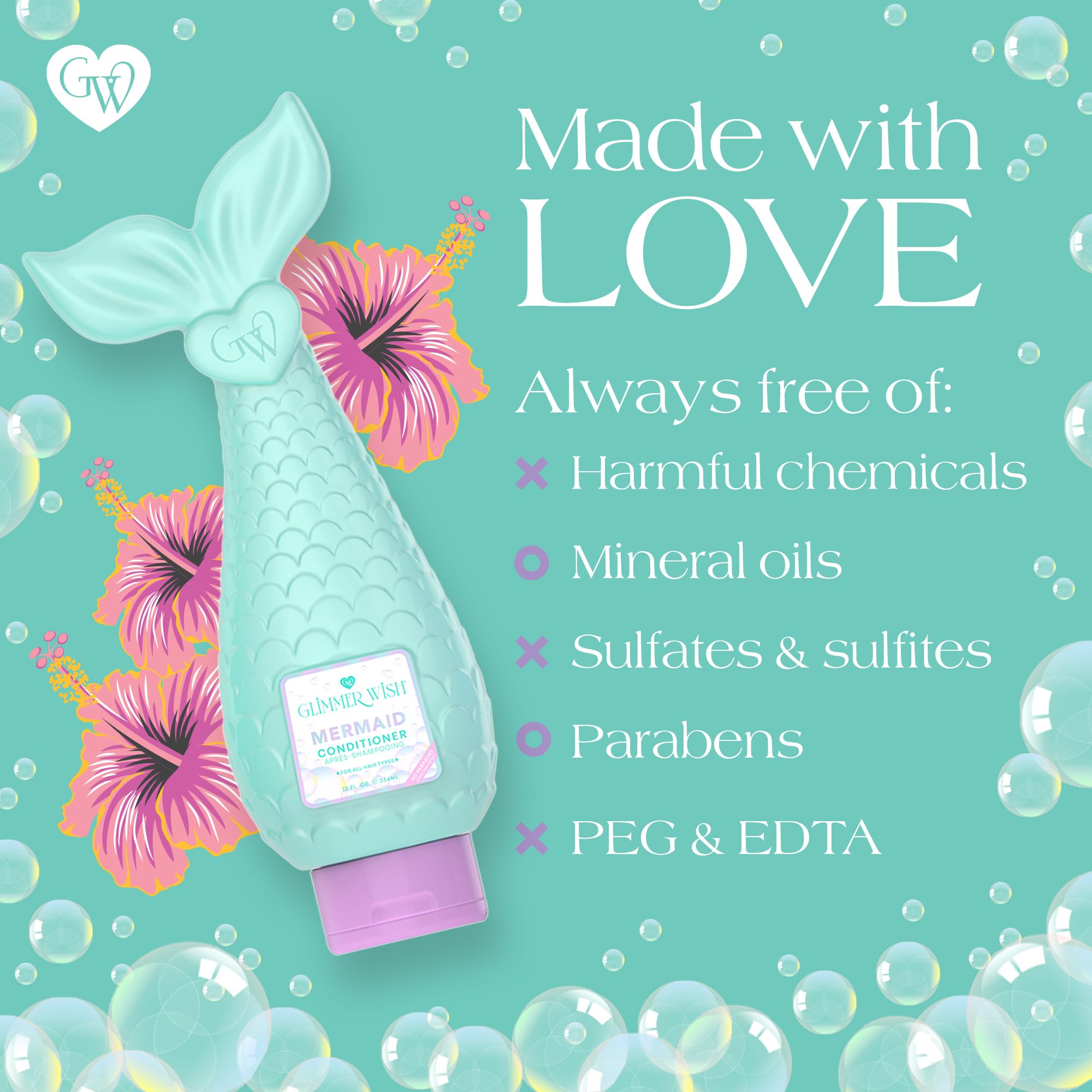 Tropical island scent evokes beach-day memories during wash.