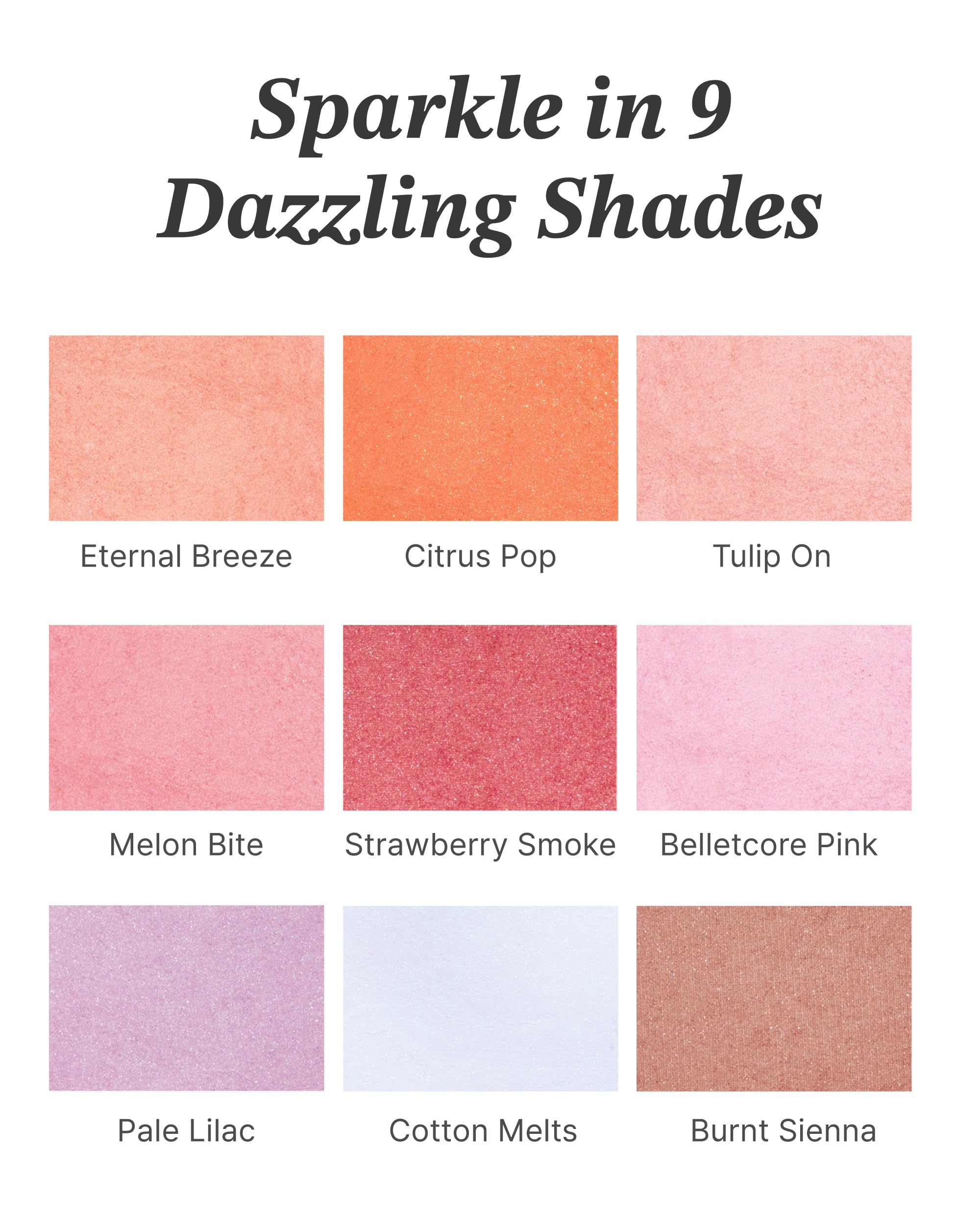 Glint Baked Blush Strawberry Smoke rose-petal tone suits eyes, cheeks, and body.